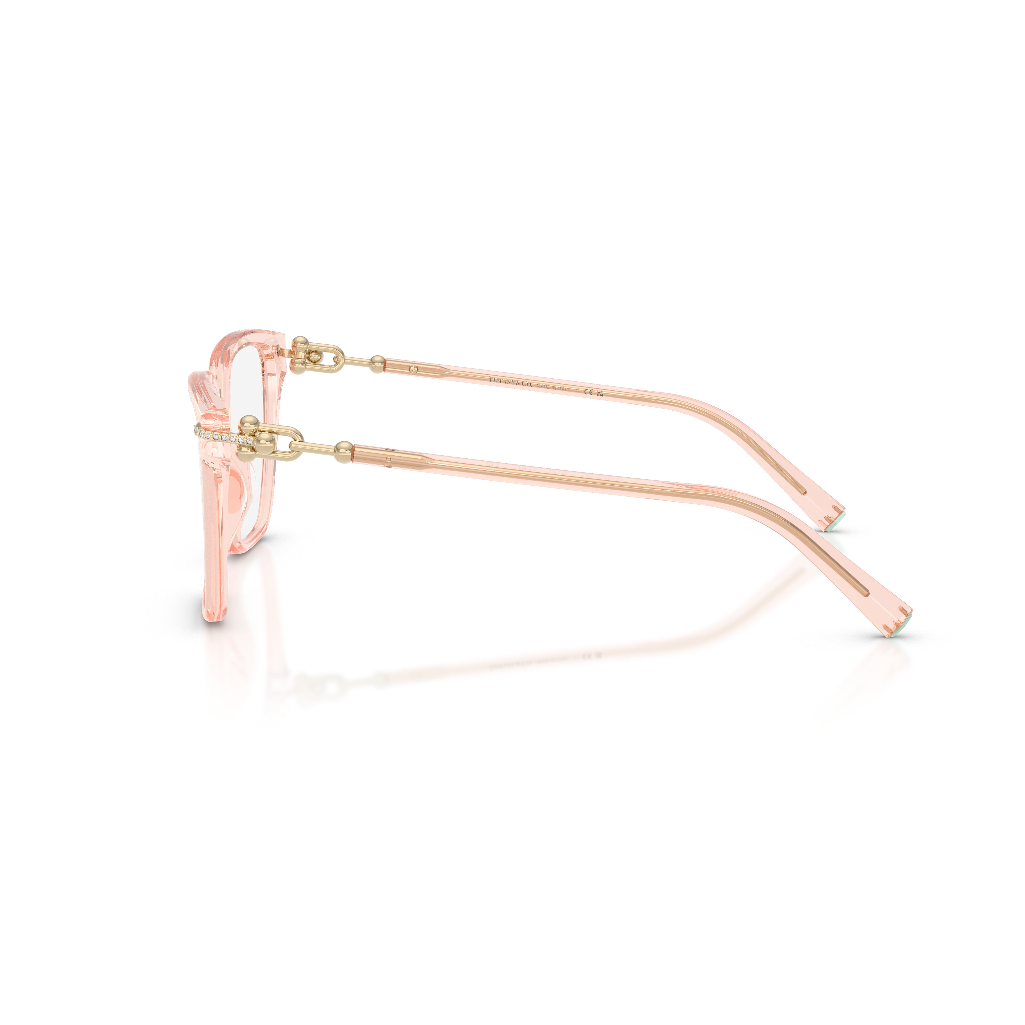 0tf2290bu Translucent Soft Pink Acetate Eyeglasses