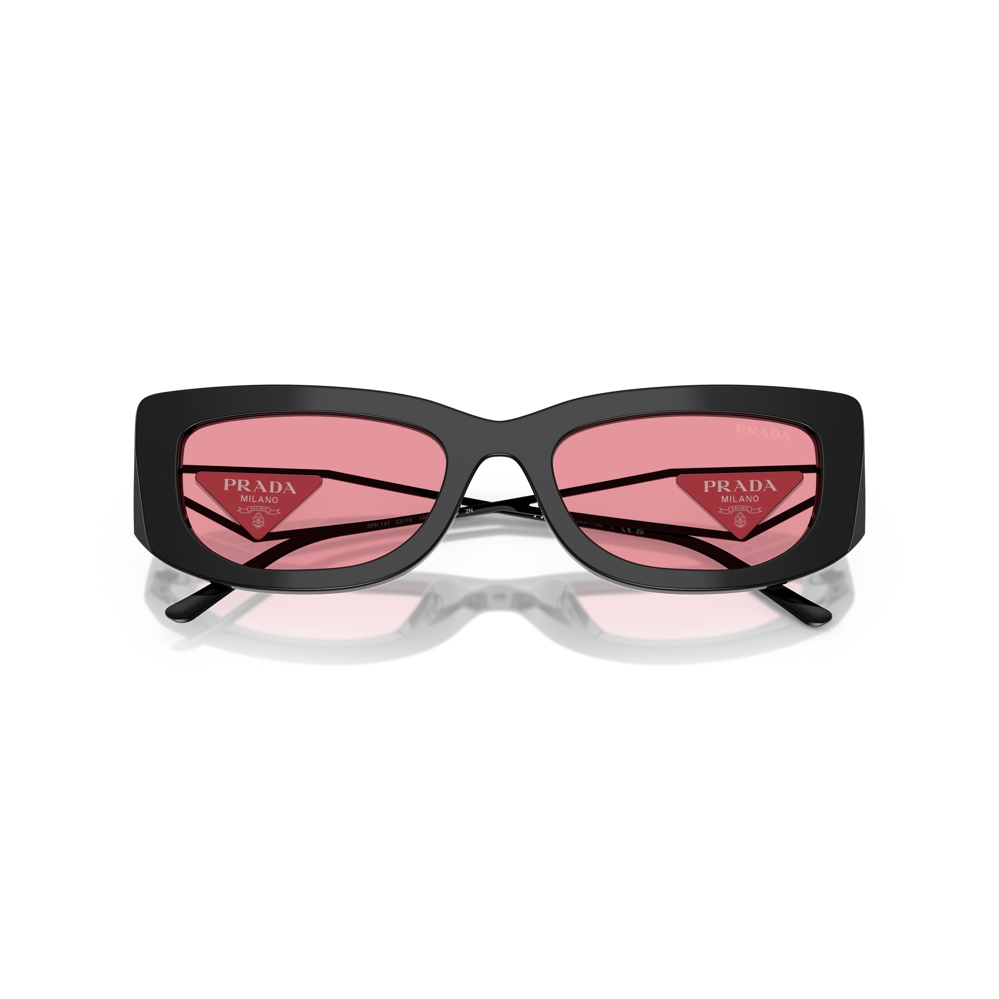 0pr 14ys Rectangular Acetate Sunglasses