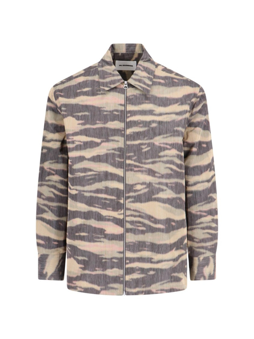 Zip Shirt – Beige