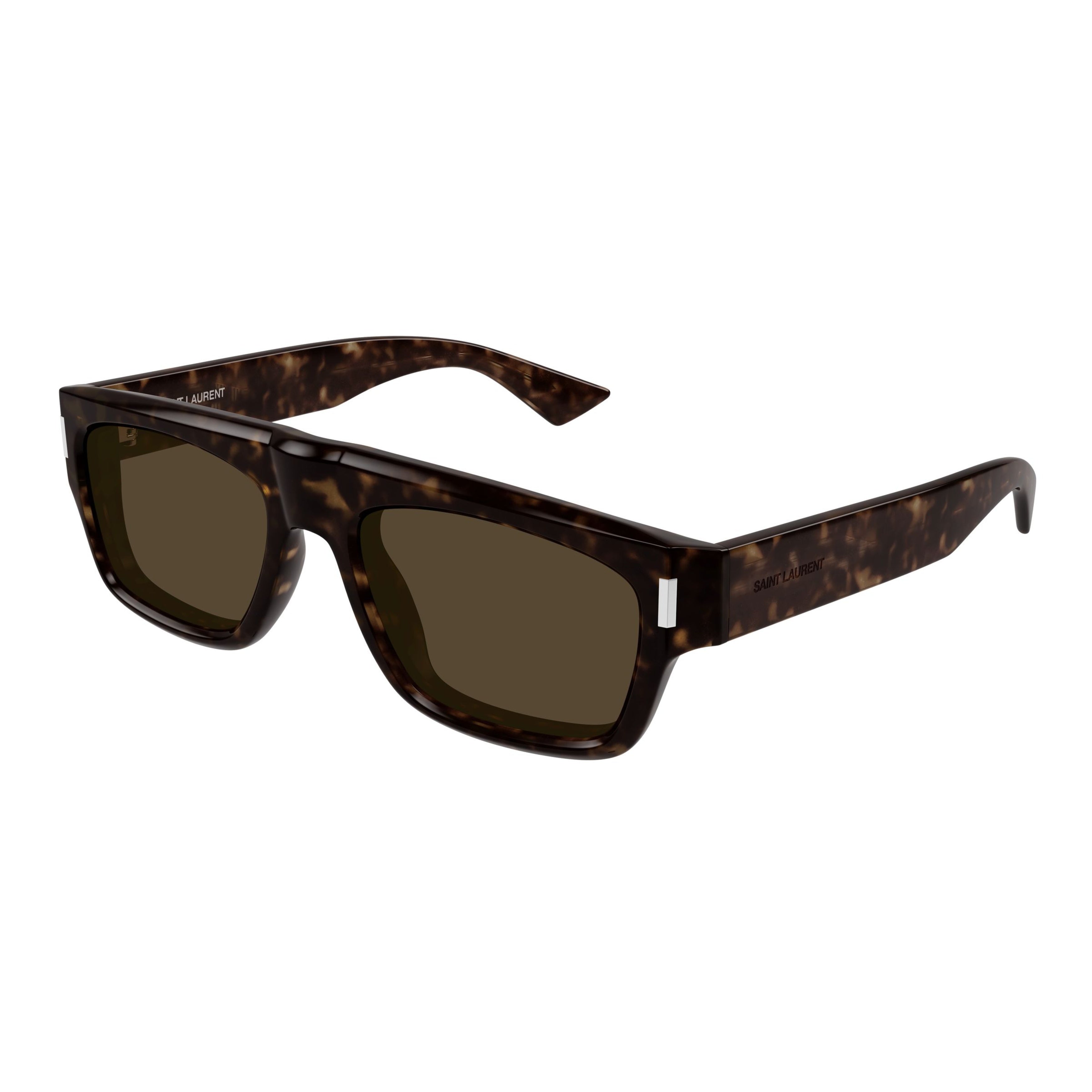 Sl 762 Rectangular Tortoiseshell Sunglasses