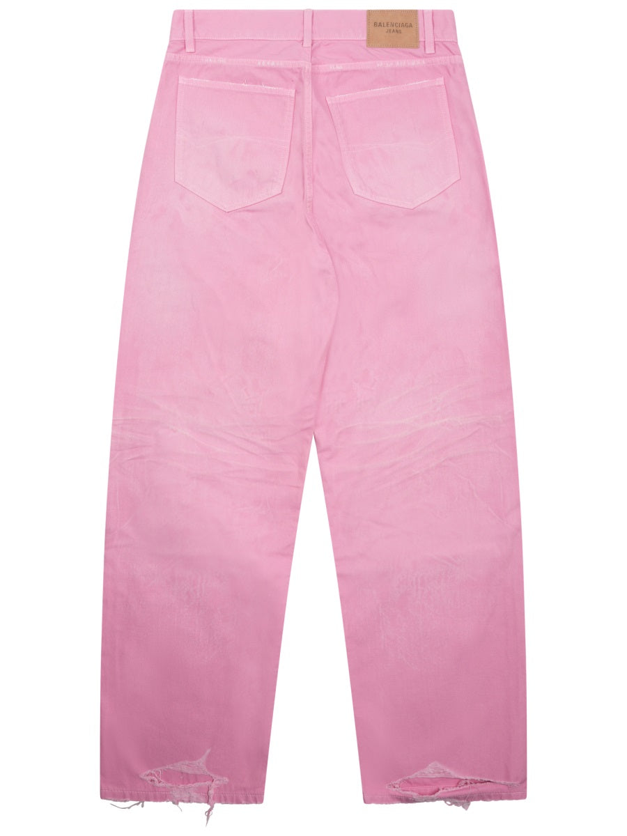 Relaxed-Fit Pants With Five-Pocket Design