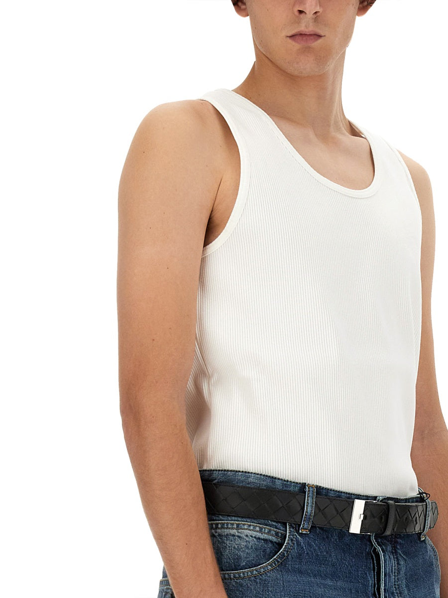 Cotton Jersey Top with Tailored Silhouette