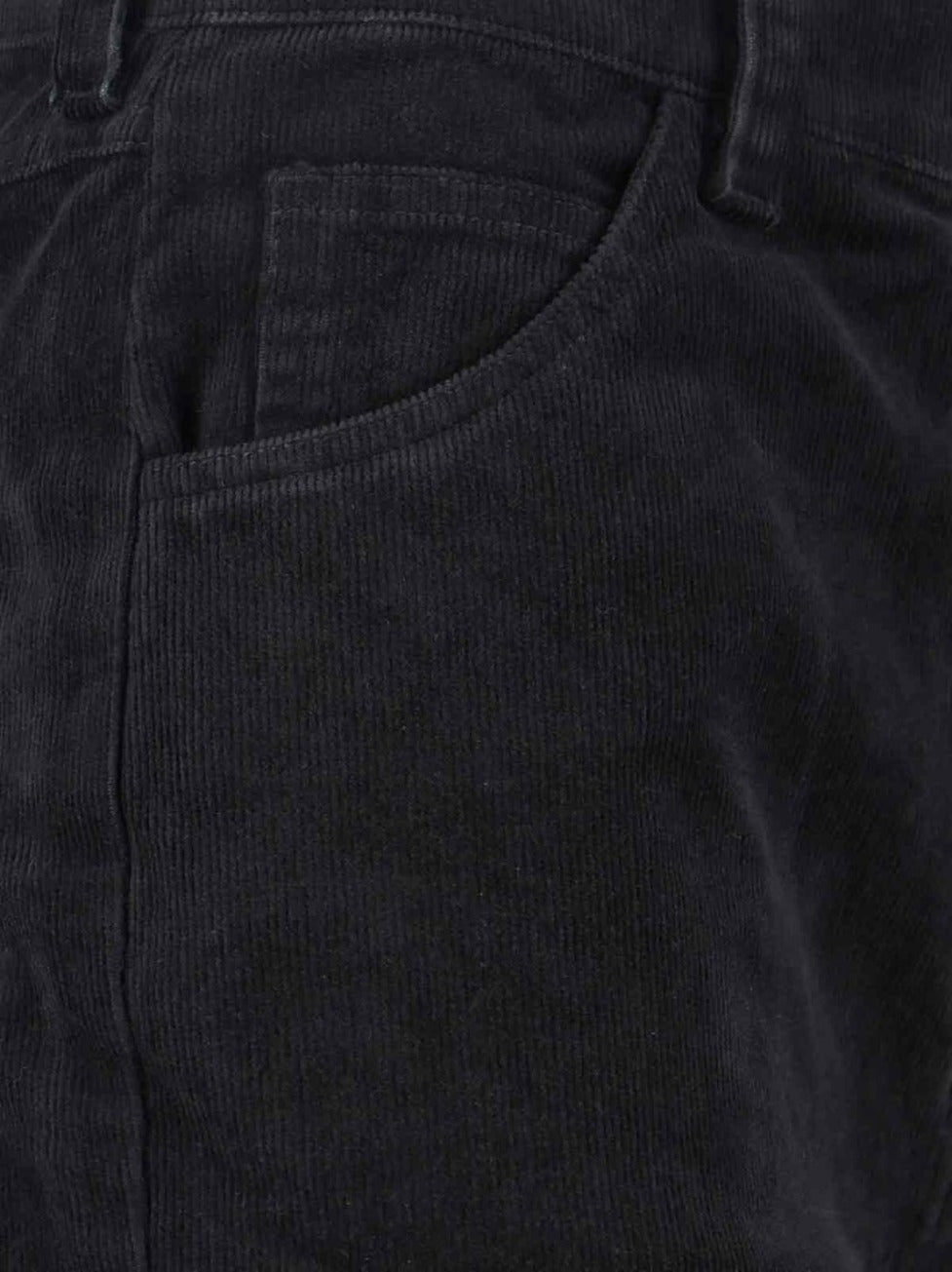 High Waist Flared Trousers With Textured Fabric