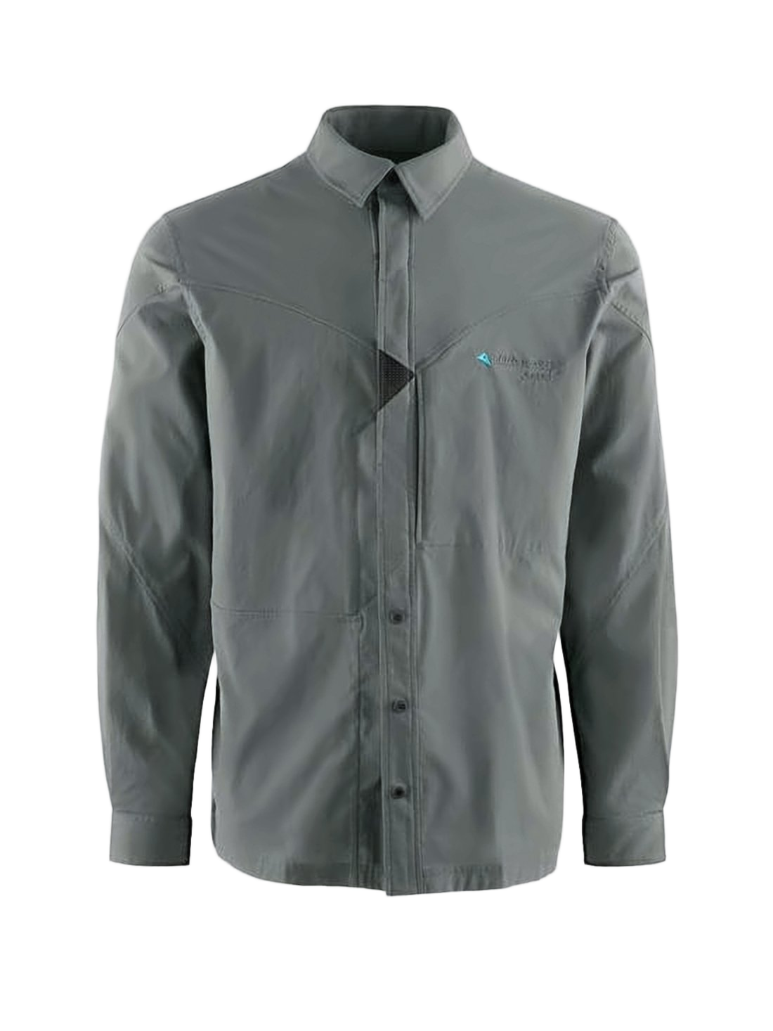 Long-Sleeve Minimalist Shirt with Structured Collar