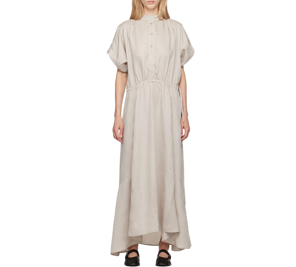Maxi Dress with Gathered Waist