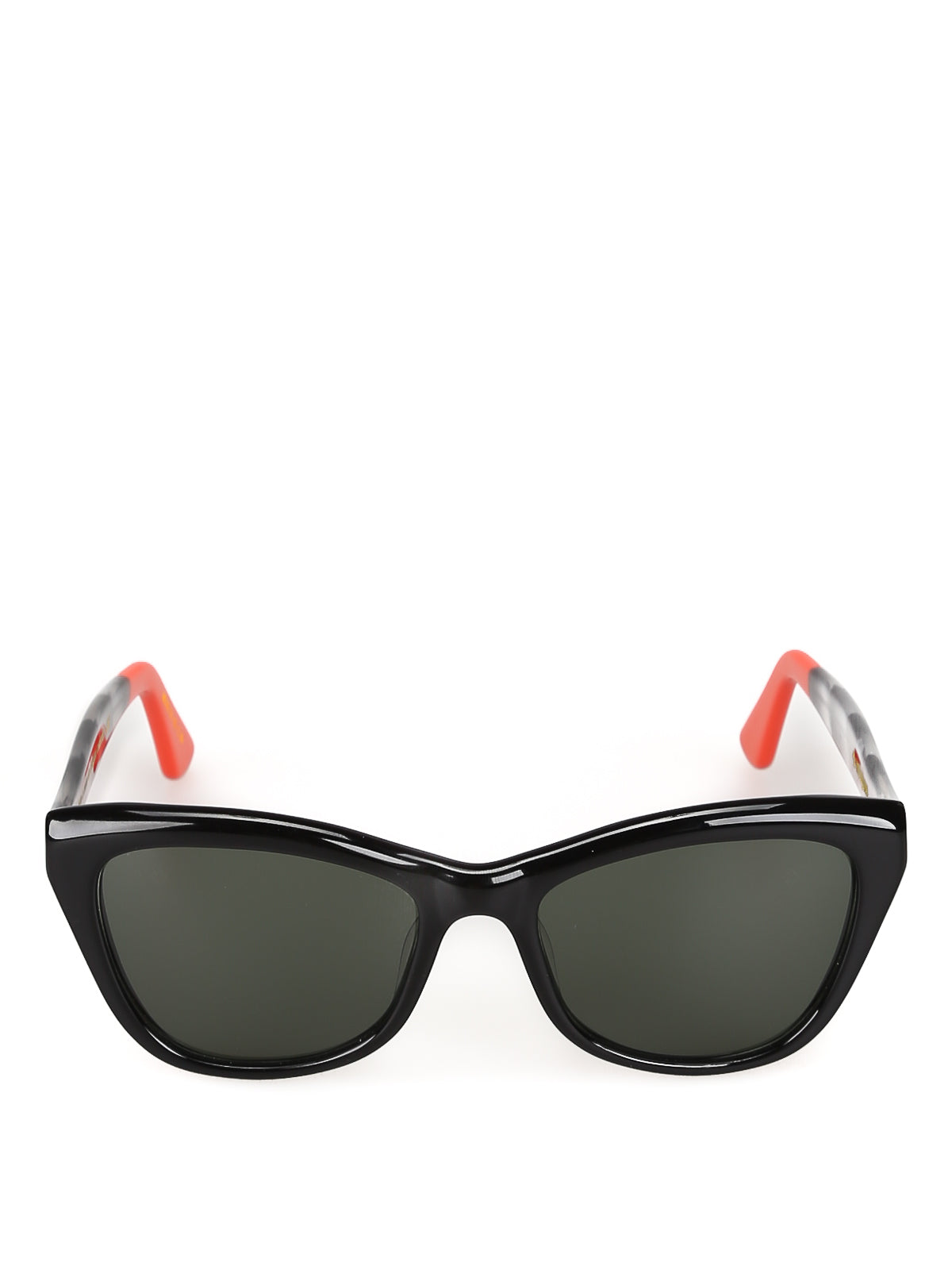 Multicolor Cat-Eye Optical Frame with Glossy Finish