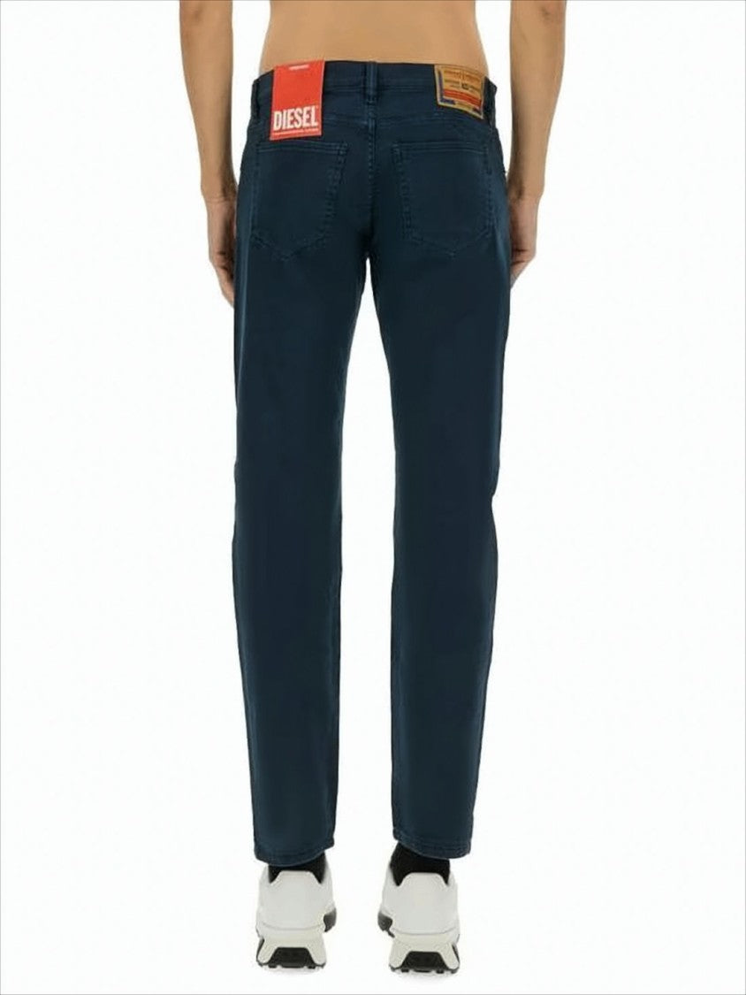 Straight-Leg Denim Pants