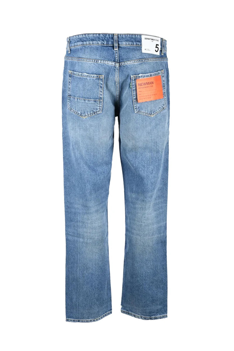 Classic Straight-Leg Denim Jeans