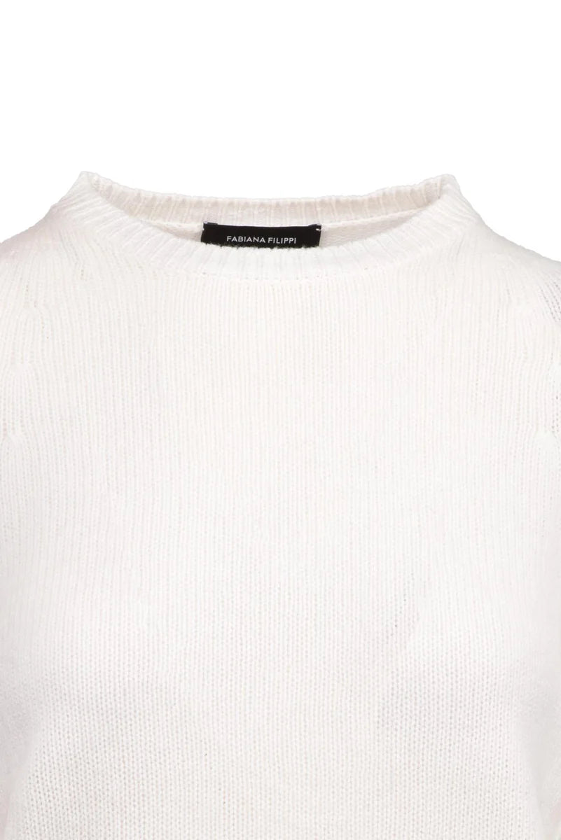 Crewneck Sweater - White