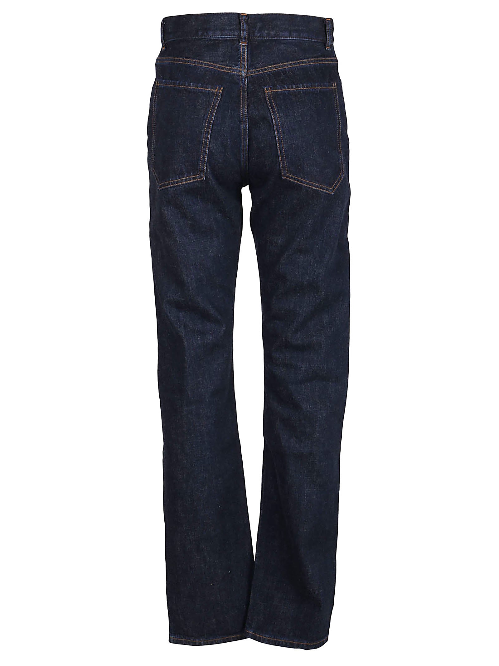 Straight-Leg Mid-Rise Jeans