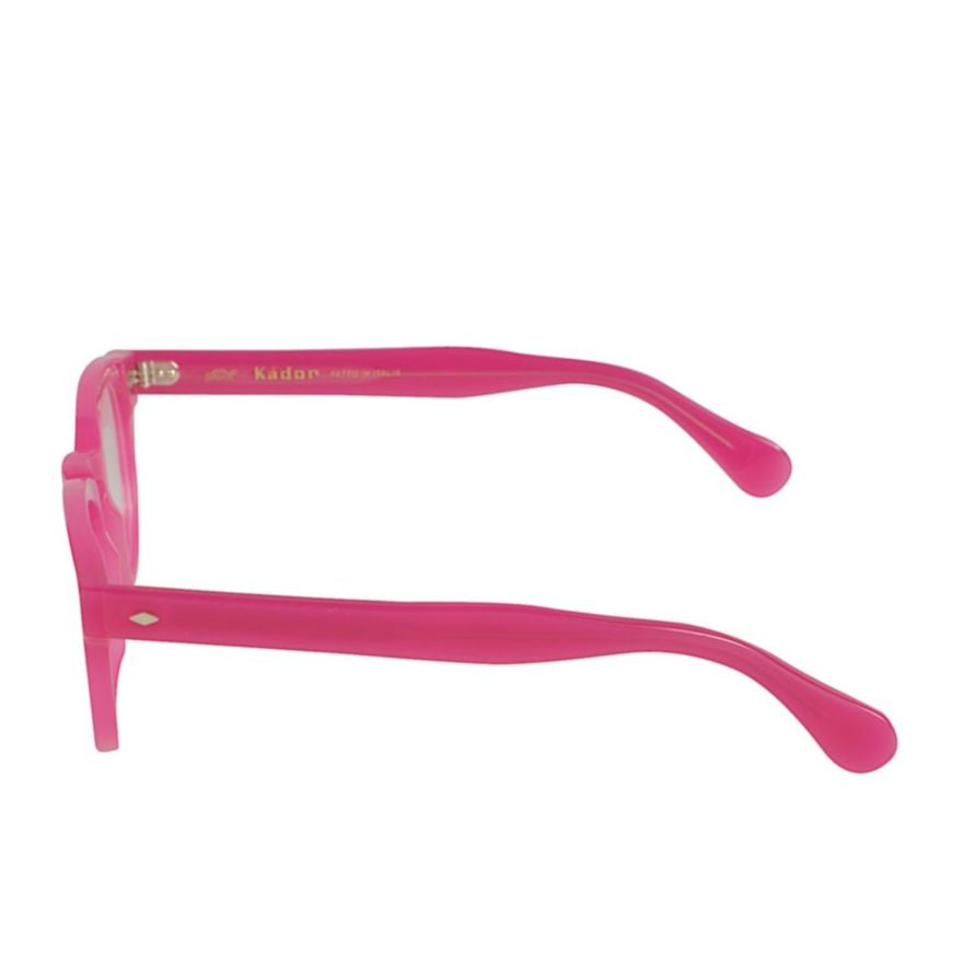 Woody Cal 49 Translucent Pink Rounded Sunglasses