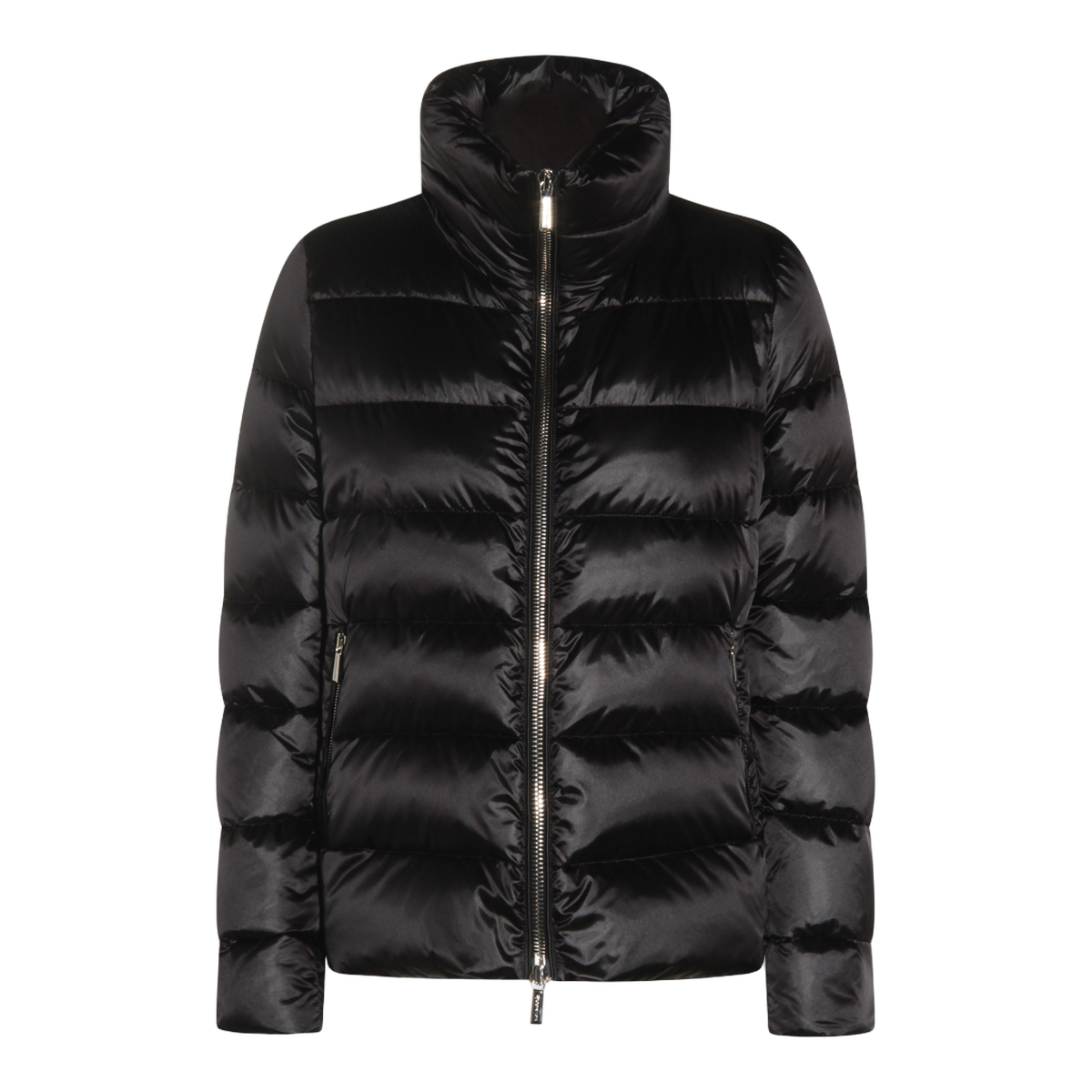 Puffer Jacket with High Collar