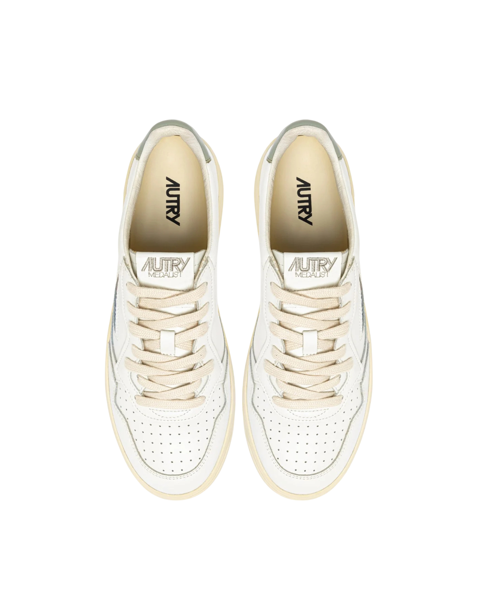 Medalist Low Men’s White/Sea Grass Sneakers
