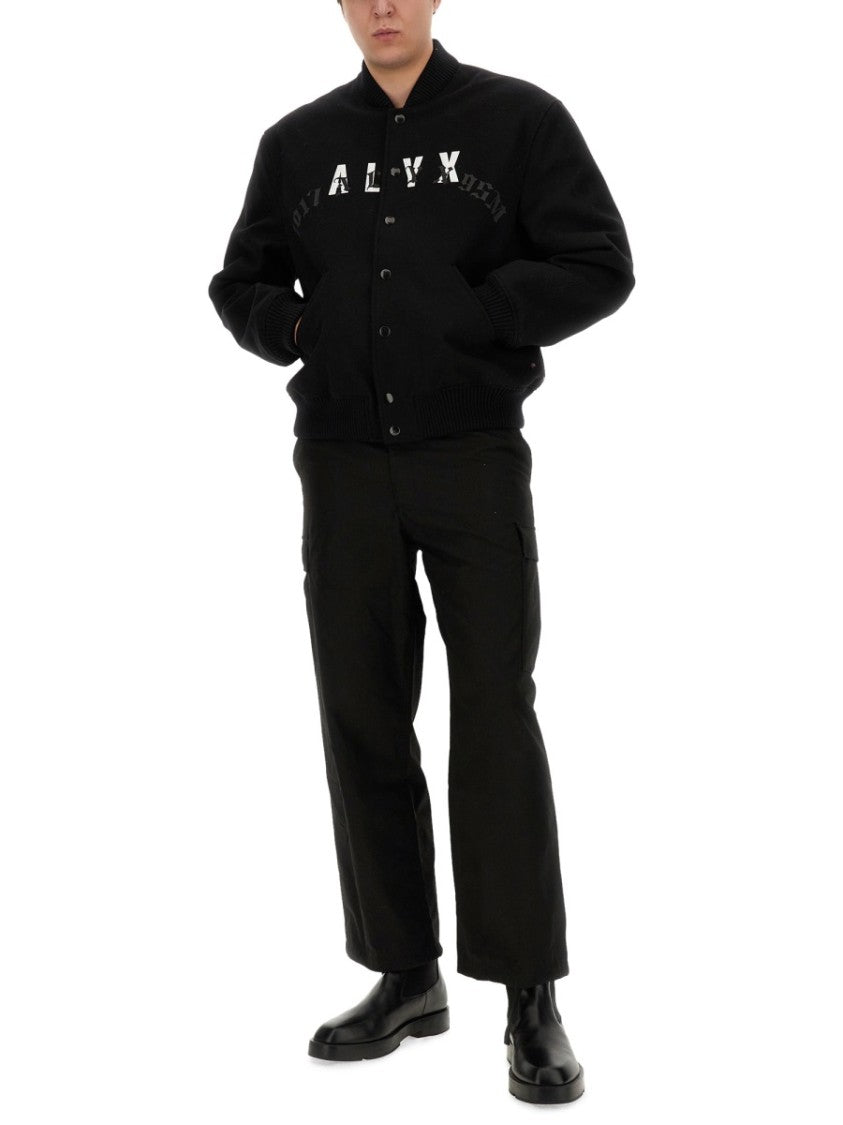 Bold Logo Bomber Jacket
