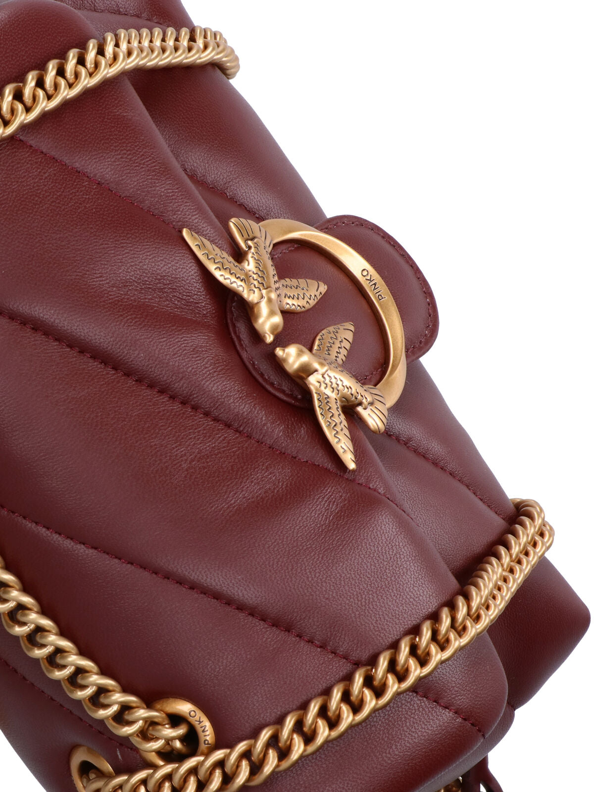 "Love Puff" Mini Bag – Bordeaux