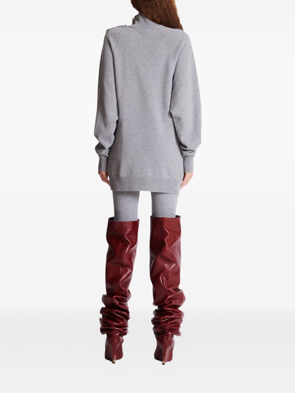 Turtleneck Knit Dress
