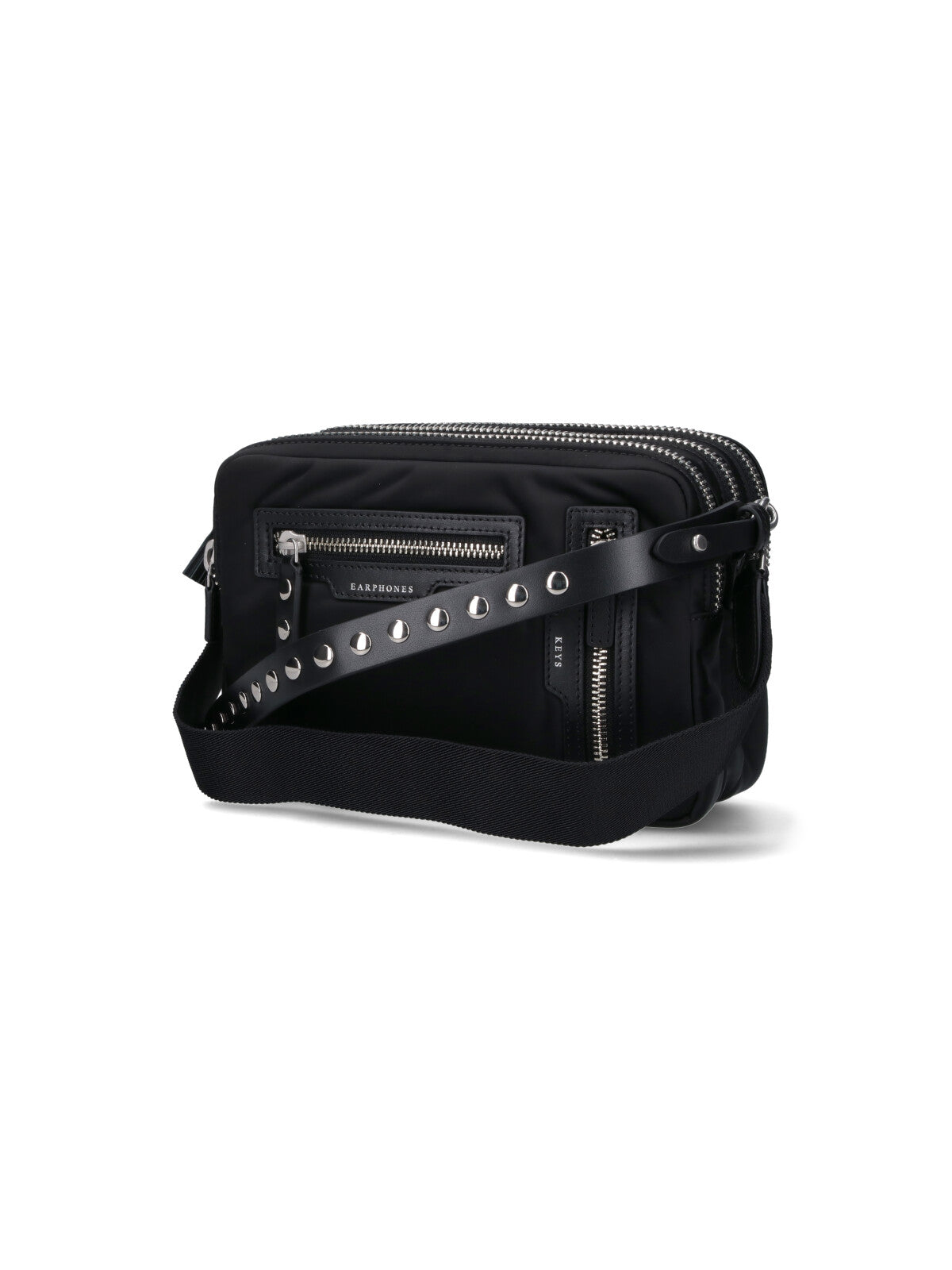 Studs Shoulder Bag – Black