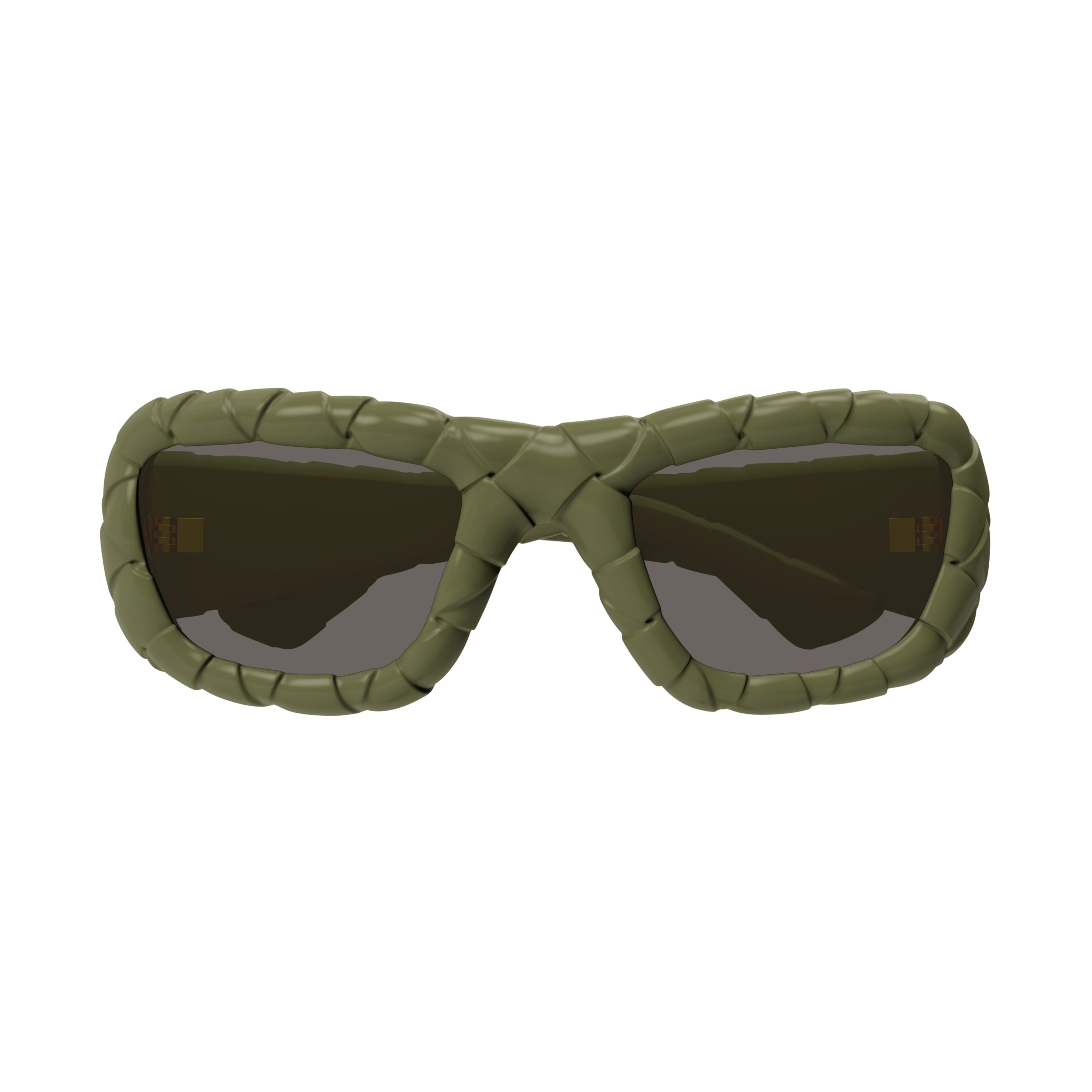 Bv1303s Oversized Textured Rectangle Sunglasses