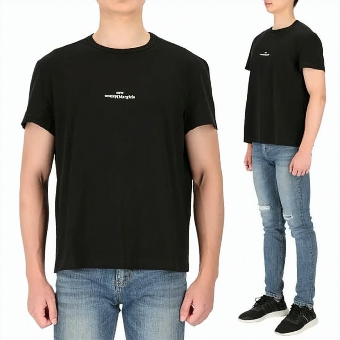 Relaxed-Fit Black Cotton T-Shirt With Subtle Logo Detail