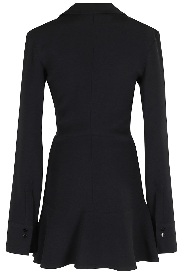 Deep V-Neck Mini Dress