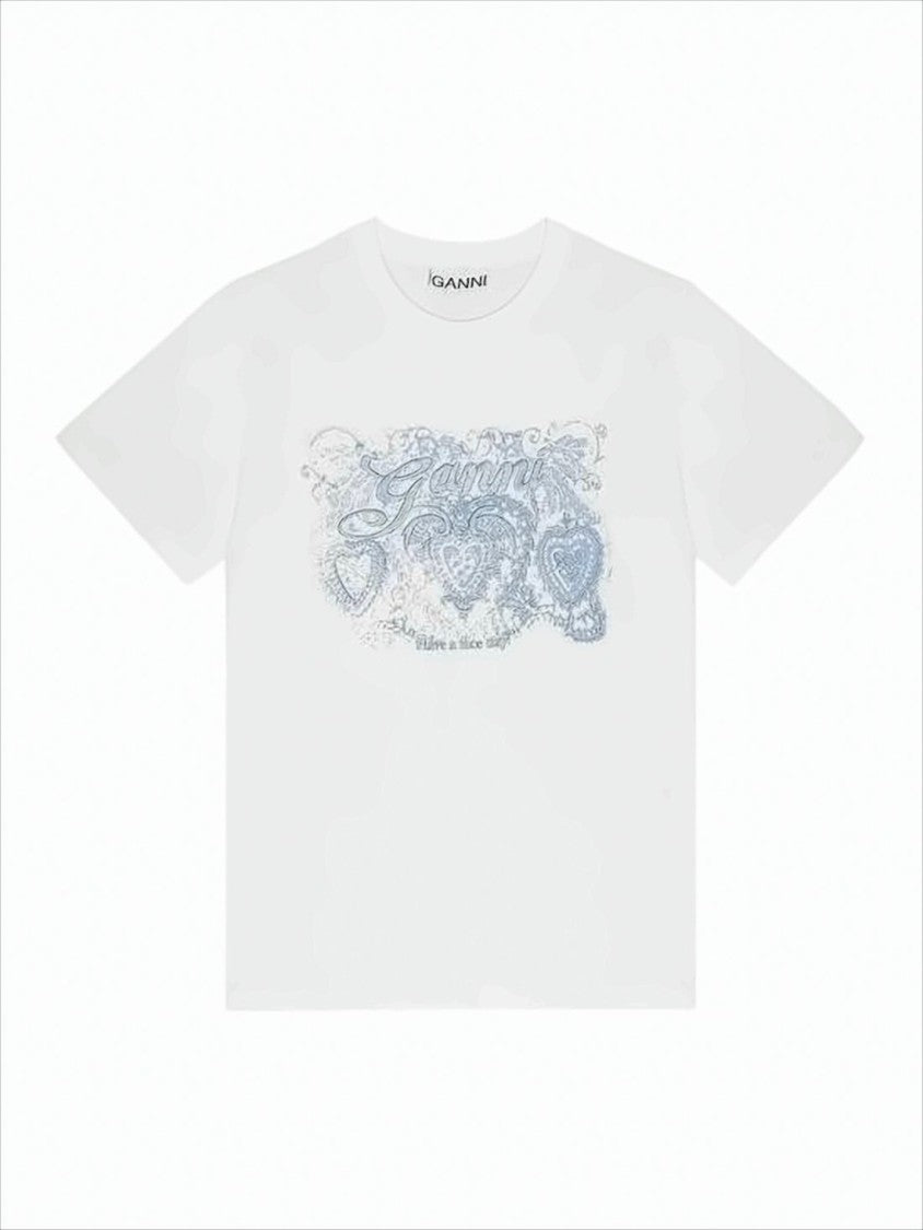 Relaxed-Fit Organic Cotton T-Shirt With Decorative Graphic Print