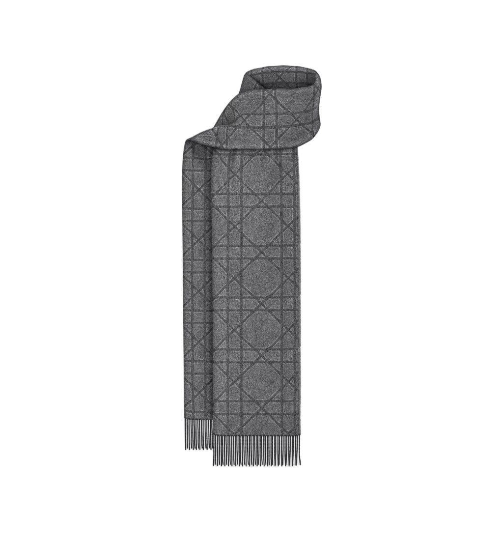 Paph Geometric Pattern Cashmere Scarf
