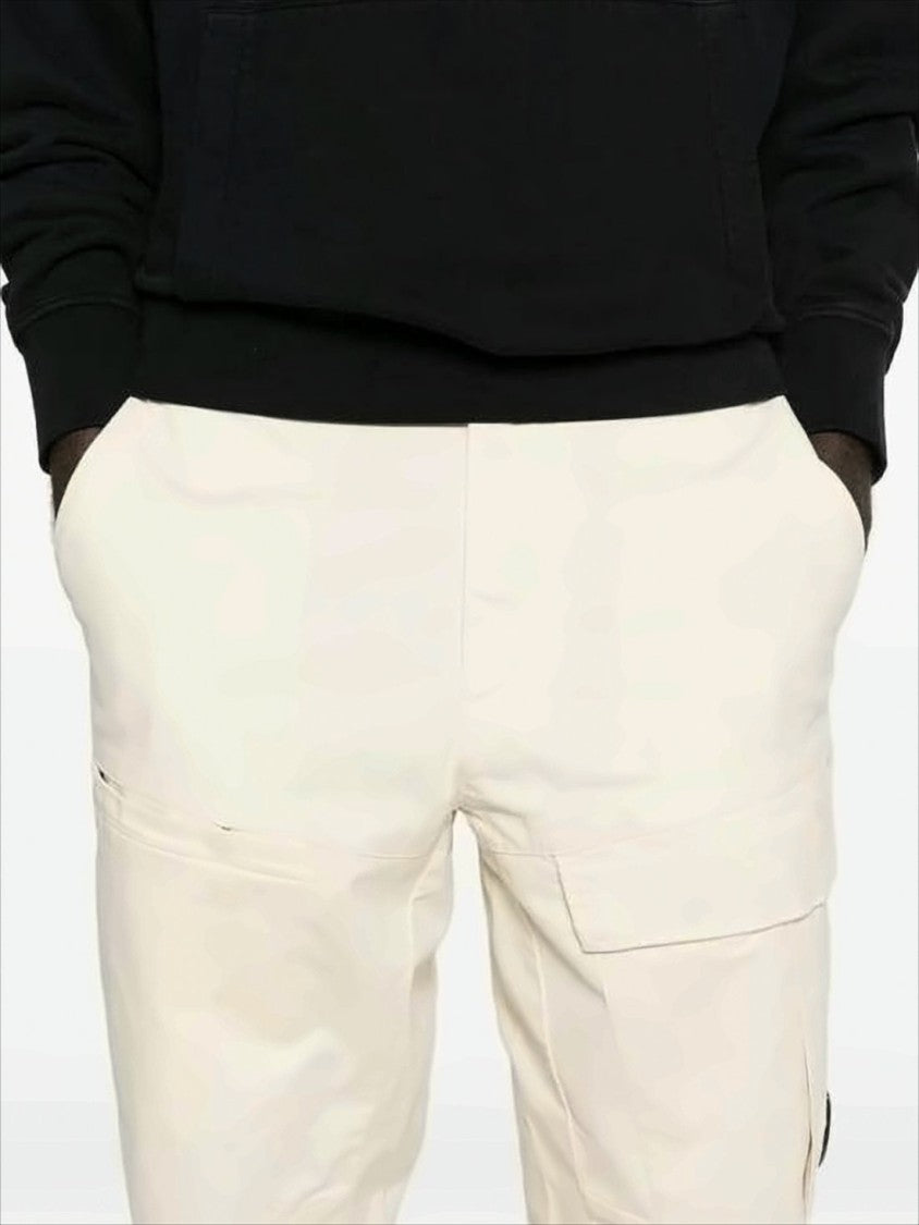 Relaxed Fit Straight Pants With Minimalist Design And Distinctive Patch