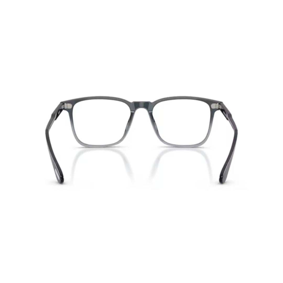 0ov5603u Rectangular Acetate Eyeglasses with Metallic Accents