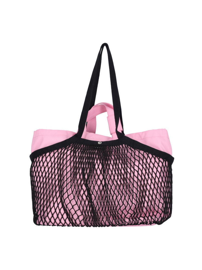 24/7' Tote Bag – Pink & Black