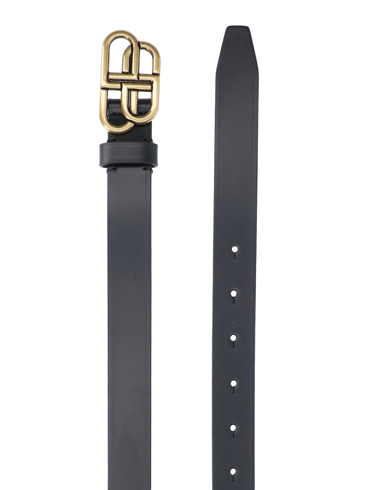 Smooth Matte Black Belt With Minimalist Design