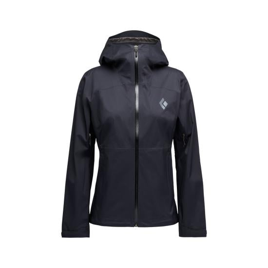 Fitted Hooded Jacket With Zippered Front And Practical Pockets