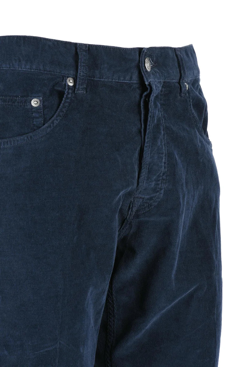 Icon Velvet Trousers - Blue