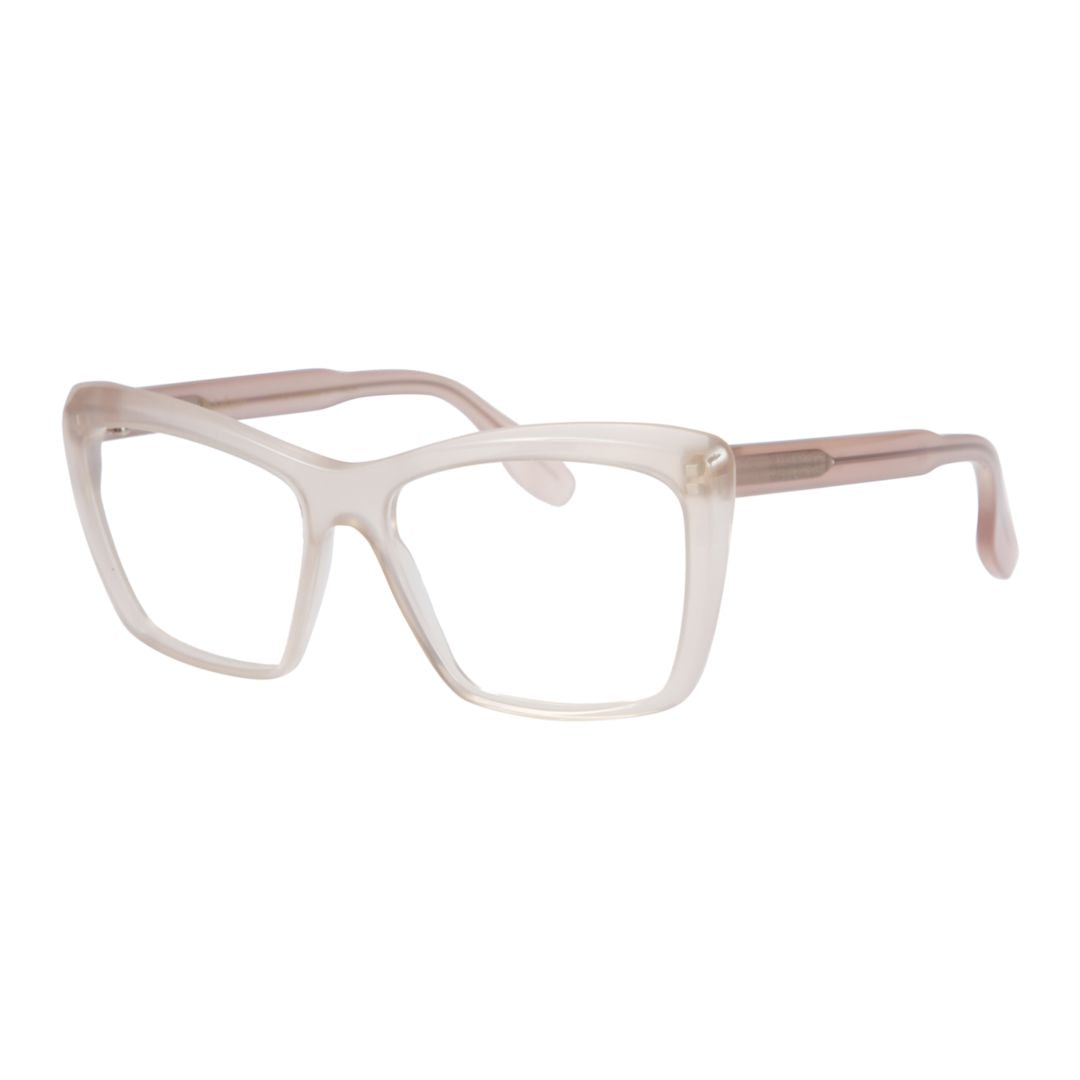 Katy Translucent Rectangular Eyeglasses with Curved Temples