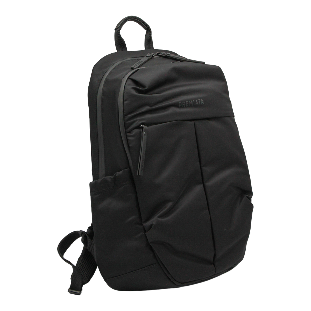 Matte Black Backpack with Padded Straps