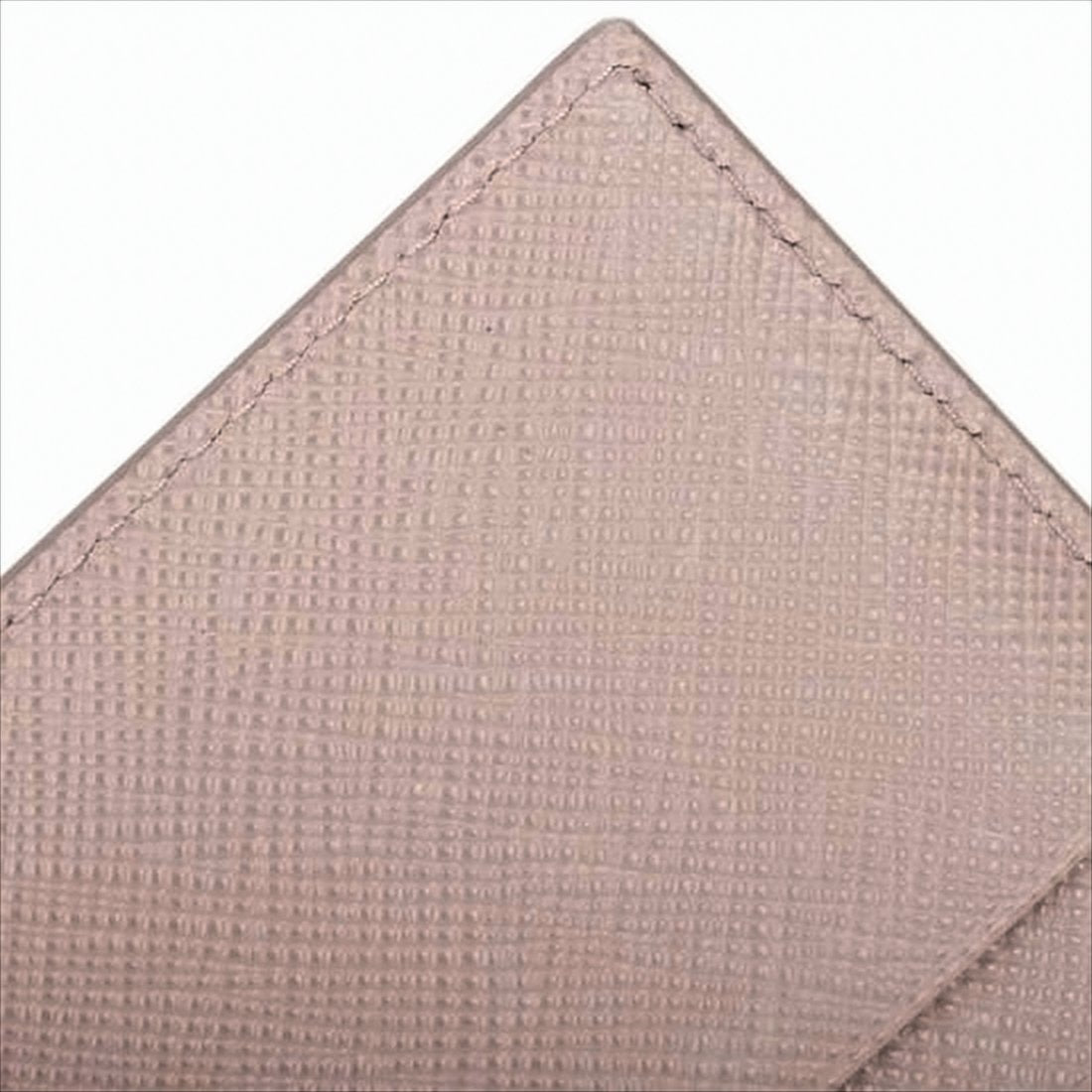 Textured Calf Leather Cardholder with Gold-tone Logo