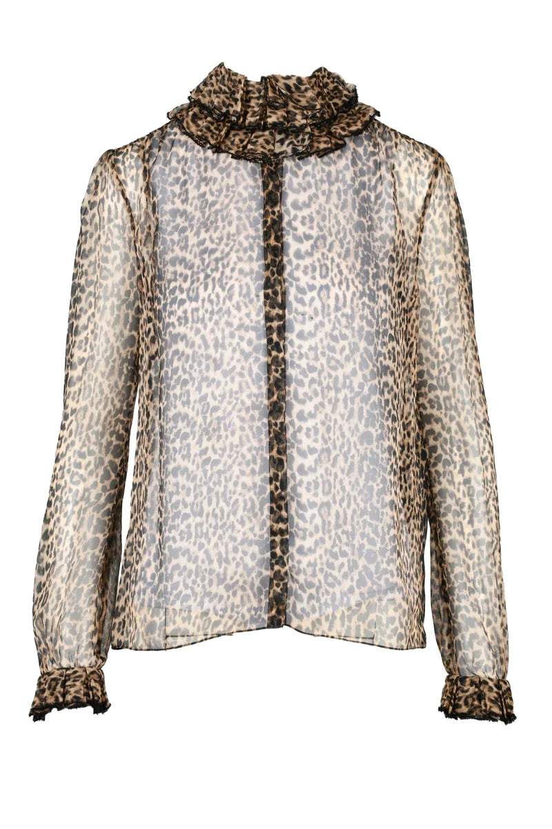 Women's Silk Shirt - Beige