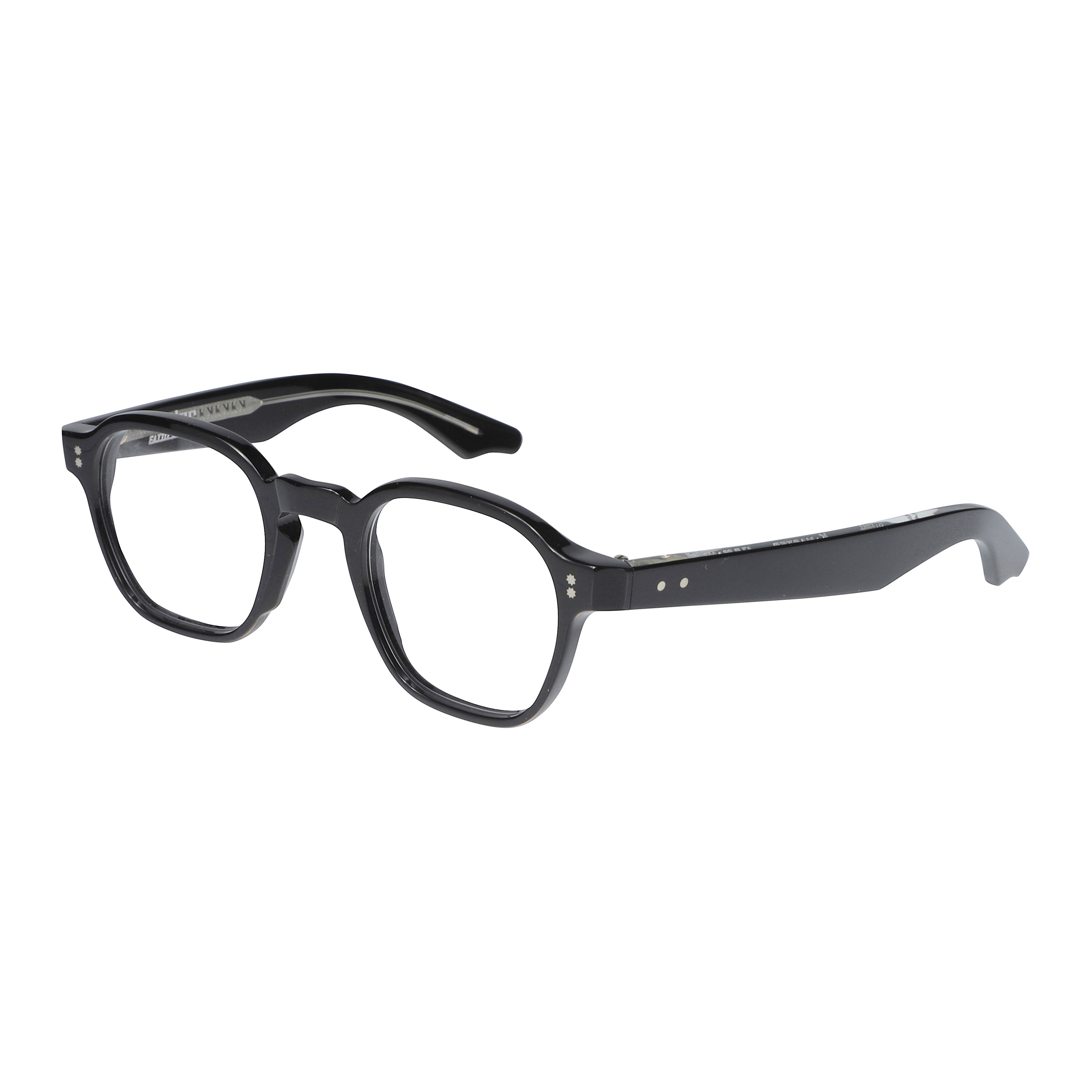 K-Master Square Frame Eyeglasses with Metallic Accents