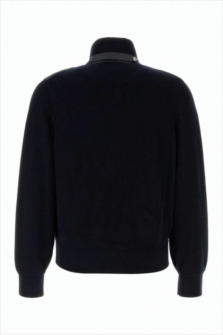 Padded Quilted Jacket with High Collar