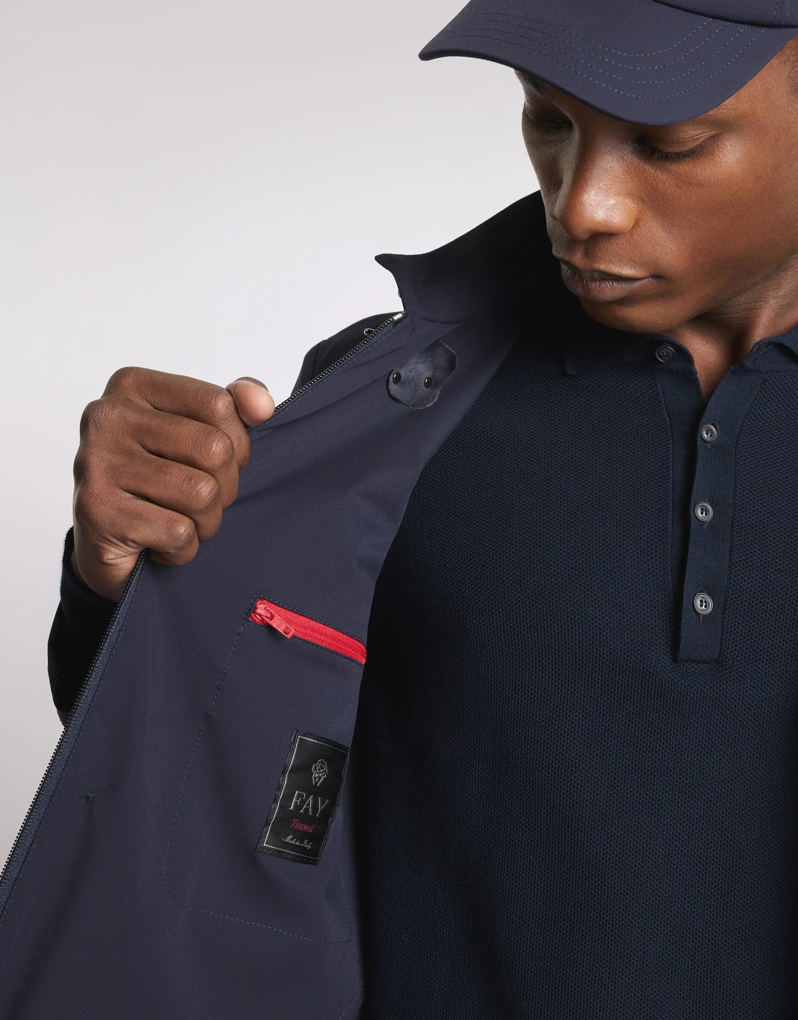 Versatile Deep Navy Fay Travel Duty Jacket
