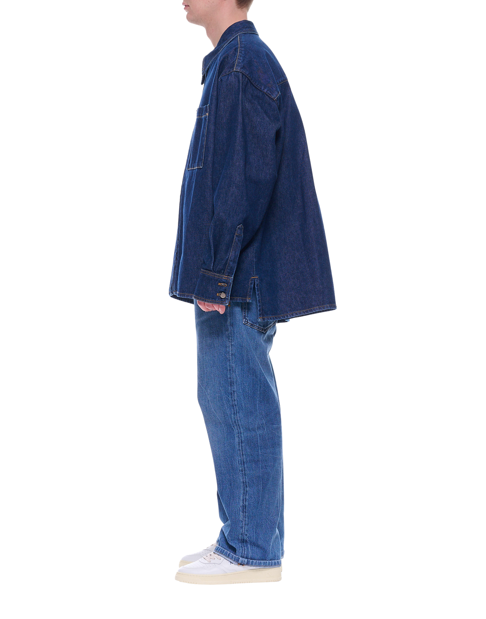 Men’S Dark Denim Overshirt