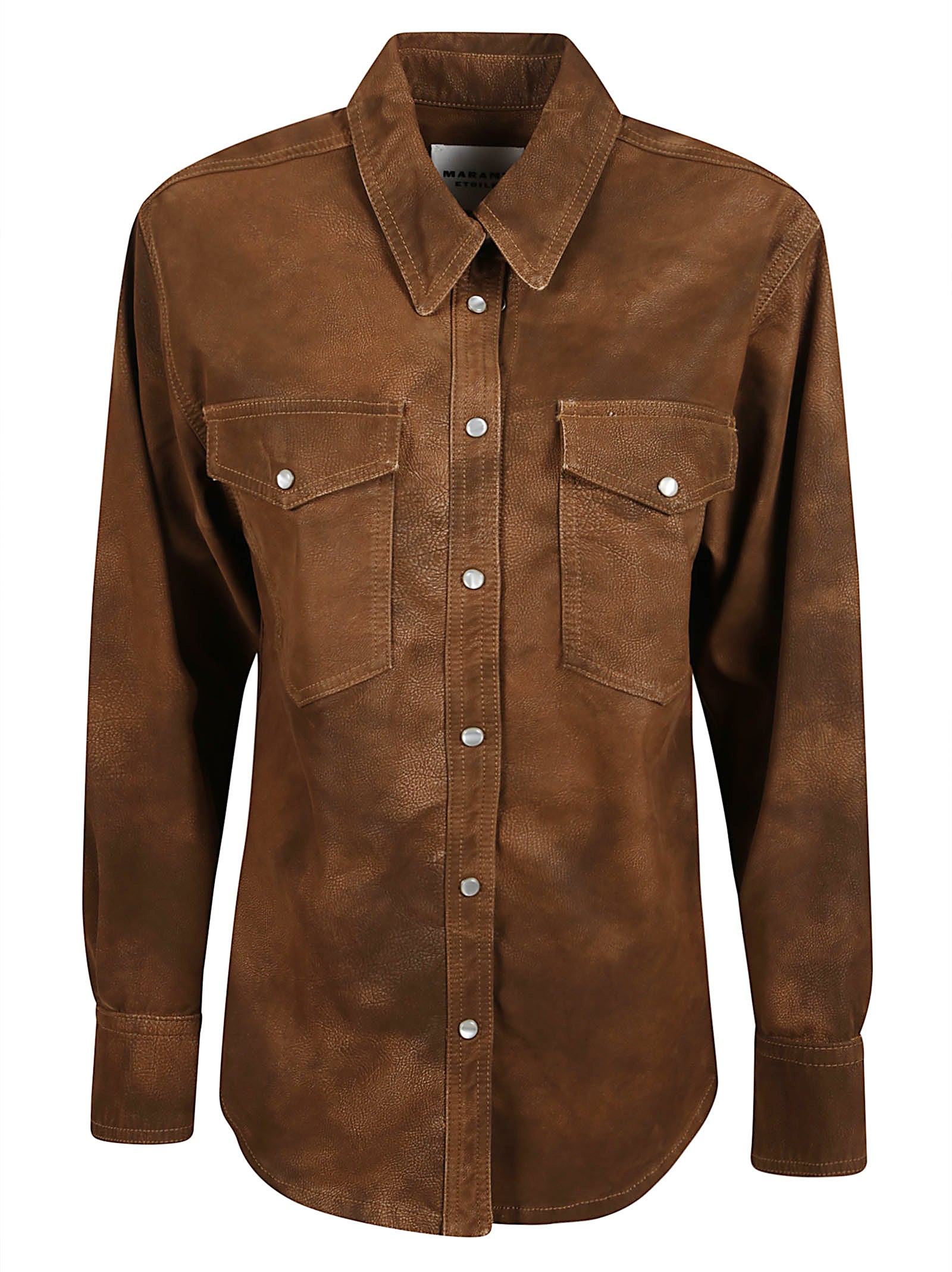 Vintage Faux Leather Shirt