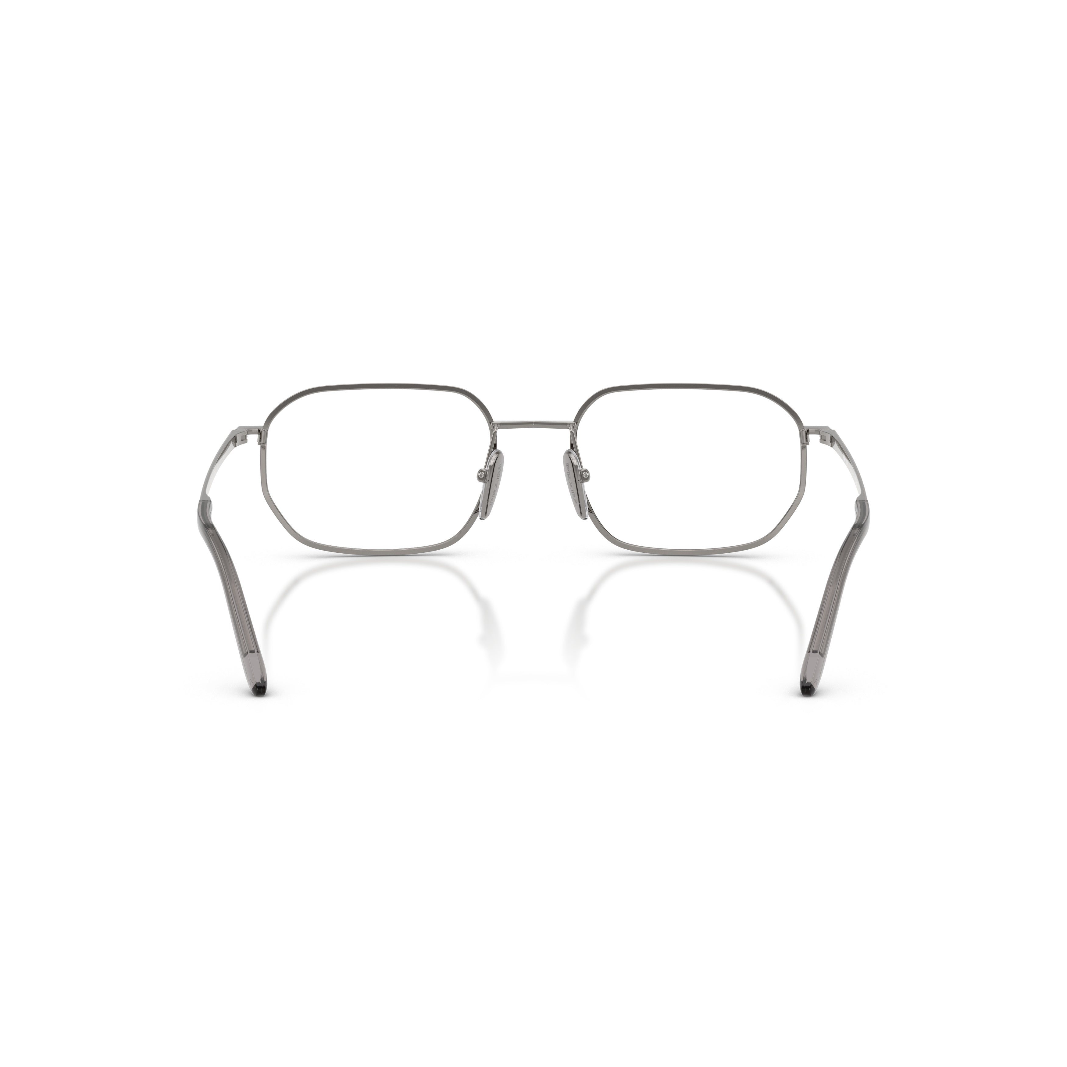 0pr D51v Geometric Rounded Metal Frame Eyeglasses