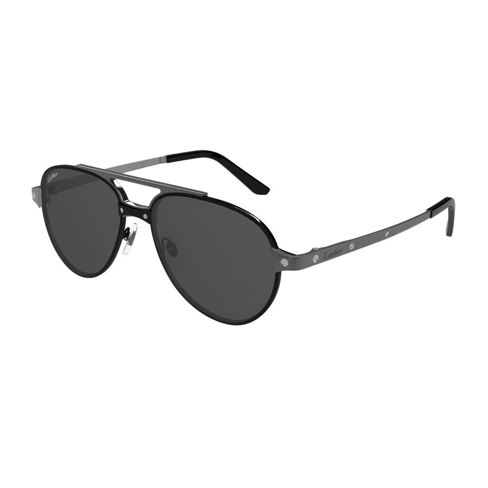 Ct0476S Santos De Ruthenium Metal Pilot Sunglasses