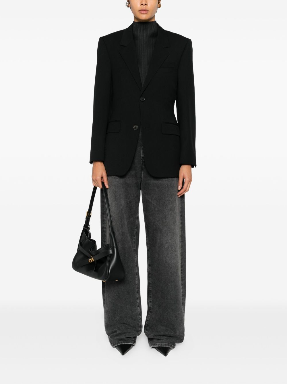 Standard Tailored Jacket In New Black