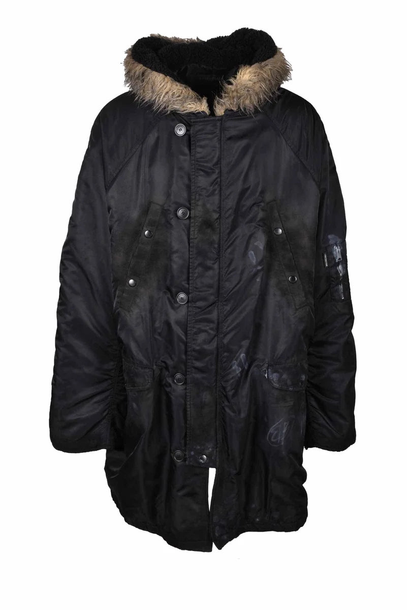 Padded Coat - Black