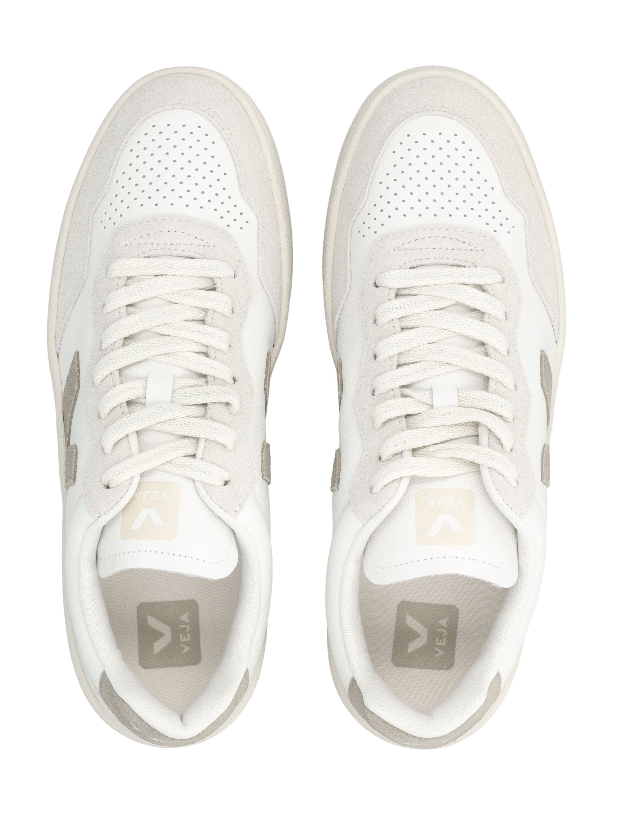 V-90 Leather Sneakers In White