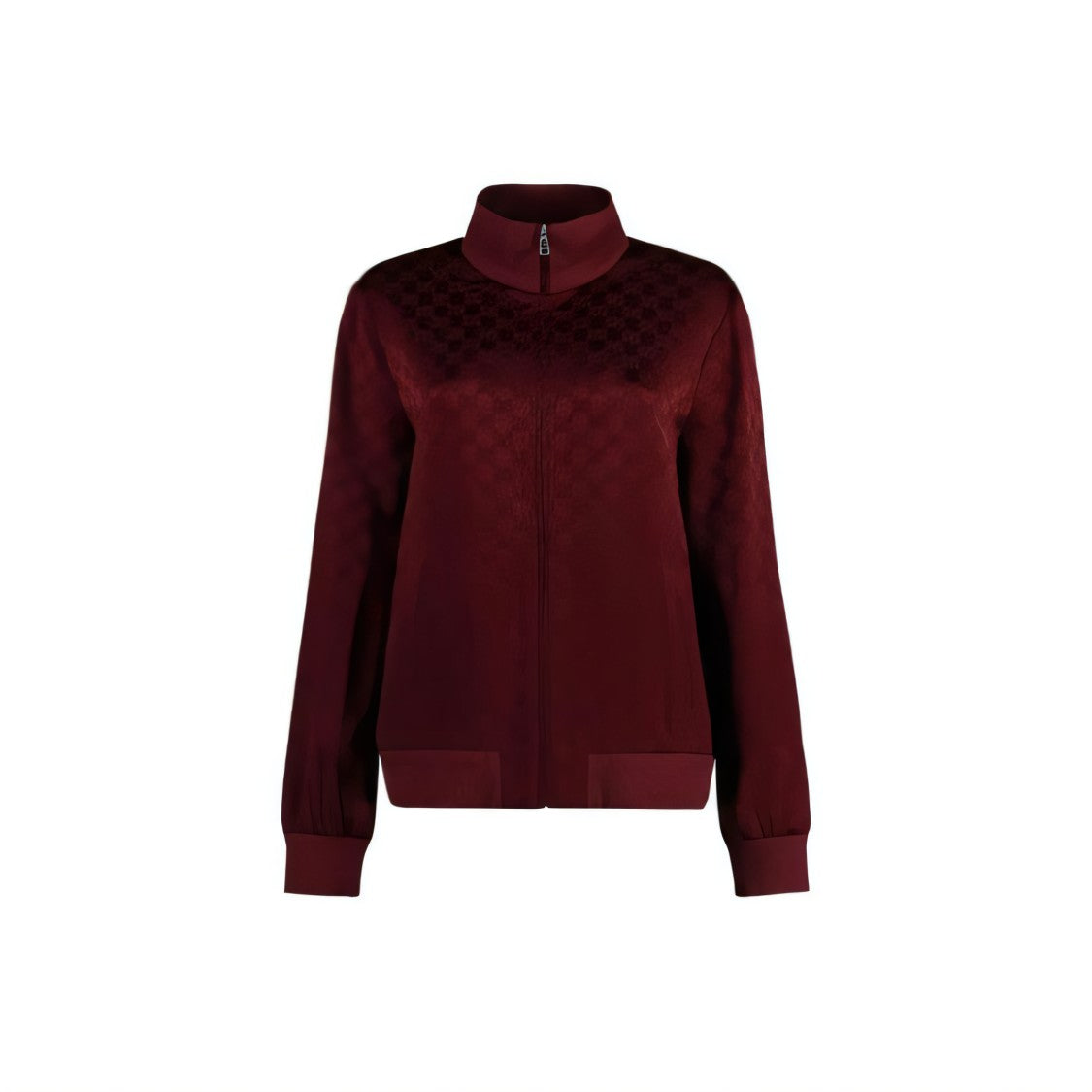 High Collar Zip Closure Jacket