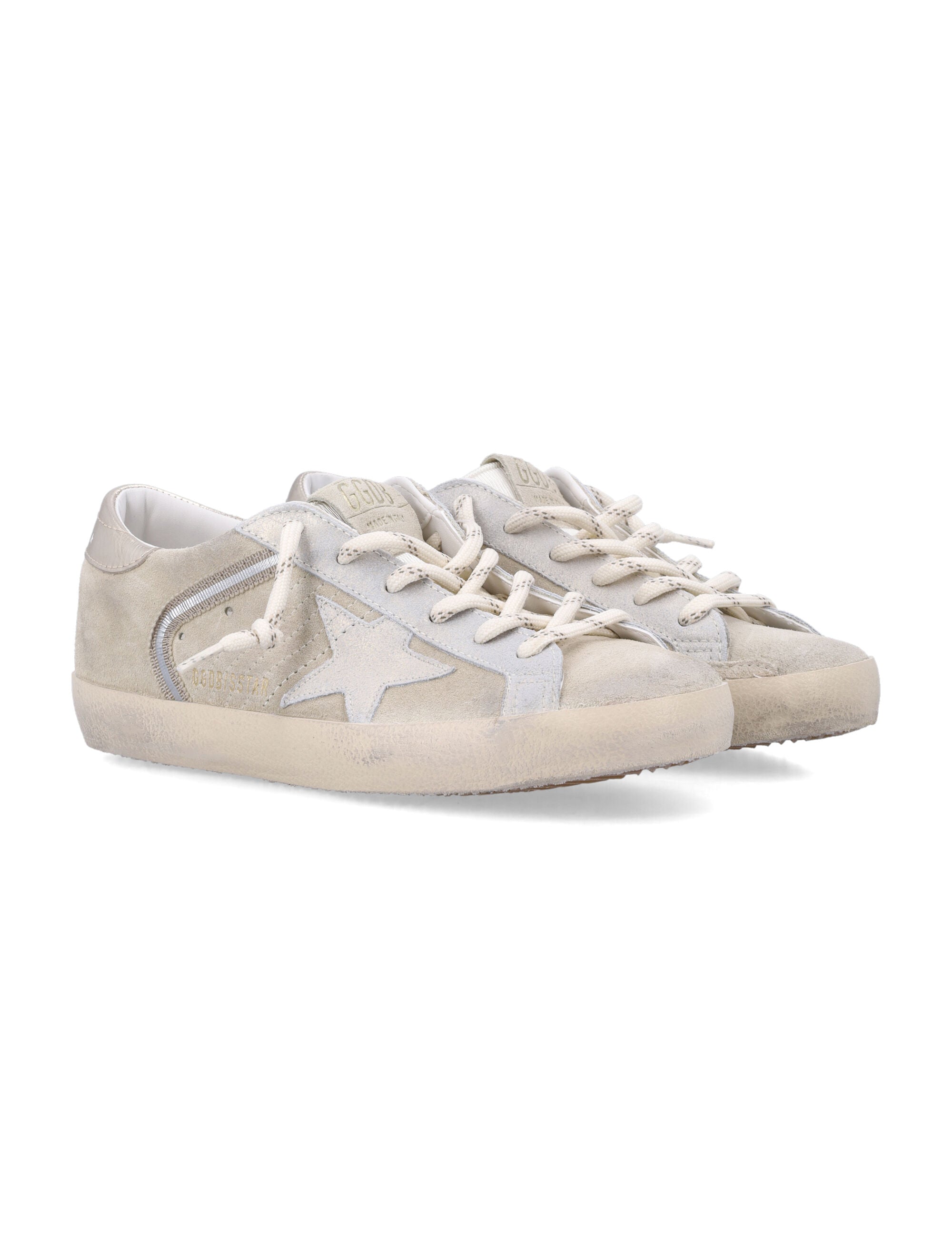 Golden Goose Womans Super Star Suede Sneakers