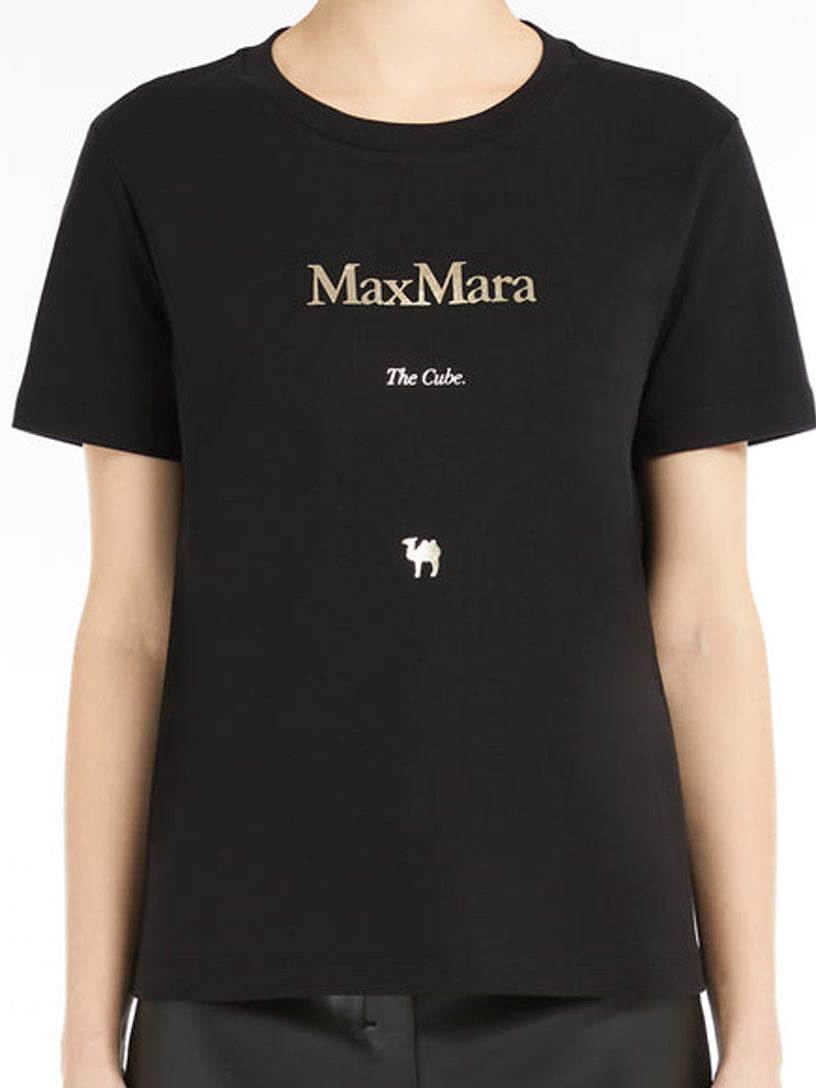 Short-Sleeved Cotton T-Shirt with Graphic