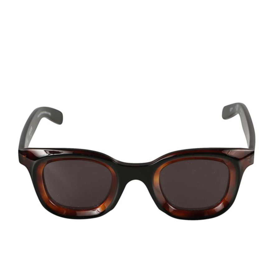 Joy Bold Rectangular Tortoiseshell Sunglasses with Star Accents
